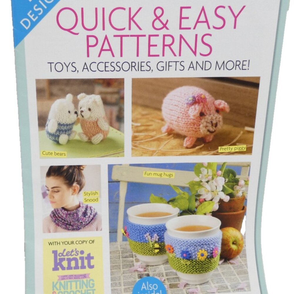 Quick Easy Patterns UK Toys Accessories, Gifts, More, Double Knitting